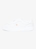 Heritage sneaker van leer met logo - Beige