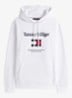 Hoodie met logoborduring - Wit