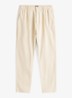 Isaac relaxed fit chino met steekzakken - Beige