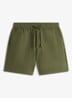 Korte broek in linnenblend - Groen