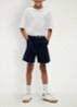 Korte chino in katoenblend - Dark Night Navy-C1G