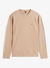 Longsleeve met logo - Beige