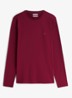 Longsleeve met logo - Bordeauxrood