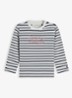 Longsleeve met logo - Donkerblauw