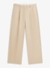 Loose fit chino met steekzakken - Beige