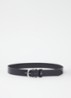 New Danny riem van leer  - Blauw