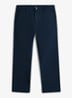 Otis straight fit chino met steekzakken - Indigo