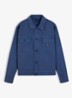 Overshirt van denim - Donkerblauw