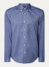 Oxford regular fit overhemd met logo - Donkerblauw