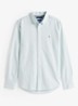 Oxford regular fit overhemd met streepprint - Mint