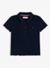 Polo met logoborduring - Donkerblauw