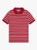 Polo van piqué katoen - Primary Red Stripe-0EW / Rood