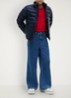 Pufferjas met logo  - Dark Night Navy-C1G