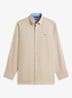Regular fit overhemd in katoenblend - Beige