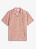 Regular fit overhemd met grafische print - Rood