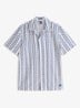 Regular fit overhemd met grafische print - Donkerblauw
