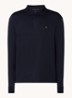 Regular fit polo met logo - Donkerblauw