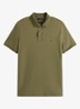 Regular fit polo met logo - Legergroen