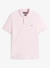 Regular fit polo met logo - Lichtroze