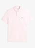 Regular fit polo met logo - Fuchsia