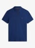 Regular fit polo van katoen - Donkerblauw