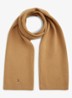 Ribgebreide sjaal in wolblend - Beige