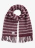 Sjaal in wolblend met franjes - Rood