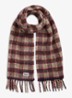 Sjaal in wolblend met franjes - Beige