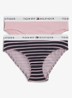 Slip met logoband in 2-pack - Donkerblauw