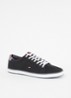 Sneaker van canvas met logo - Zwart