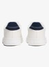 Sneaker van leer met logo - Donkerblauw
