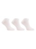 Sneakersokken in katoenblend met logo in 3-pack - Wit