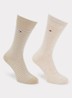 Sokken met print in 2-pack - Beige