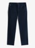 Straight fit chino met paspelzakken - Donkerblauw