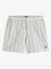 Straight fit korte broek met grafische print - Groen