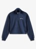 Sweater in katoenblend - Donkerblauw