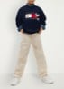 Sweater met logo - Donkerblauw