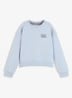 Sweater met logo - Lichtblauw