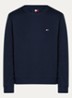 Sweater met logoborduring - Donkerblauw