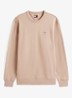 Sweater met logoborduring - Beige