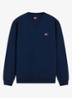 Sweater met logoborduring - Donkerblauw