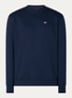 Sweater met logoborduring - Donkerblauw