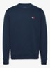 Sweater met logoborduring - Donkerblauw