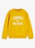 Sweater met logoborduring - Geel