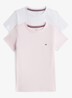 T-shirt met logo in 2-pack - Wit