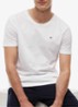T-shirt met logo in 3-pack - Ivoor