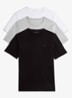 T-shirt met logo in 3-pack - Grijs