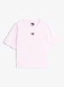 T-shirt met logo - Lichtroze