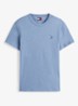 T-shirt met logo - Staalblauw