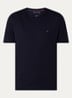 T-shirt met logo - Donkerblauw